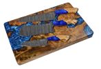 Elyna | Burl Wood and Resin Cutting Board | Faneema Cutlery