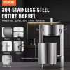 VEVOR 304 Stainless Steel Kettle, 16 GALLON Beer Brew Fermentor, Brew Bucket Fermentor for Brewing, Home Brewing Supplies with Base