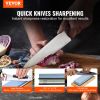 VEVOR Whetstone Knife Sharpening Kit, 2 Dual-Sided Grit Whetstones 400/1000 3000/8000, 10PCS Knife Sharpener Kit with 3 Non-Slip Bases