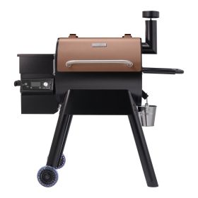 Wood Pellet Grill Smoker Outdoor Electric BBQ Grills 575 Sq.in Cook Area (Cooking Area: 575 square inch-WIFI)